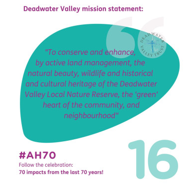 We support and promote the work of environmental organisations