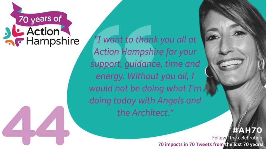 Action Hampshire infographic  44 - Angels and the Architect CEO quote