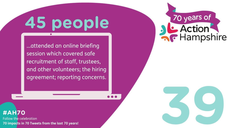 Action Hampshire infographic  39 -  Online briefing session