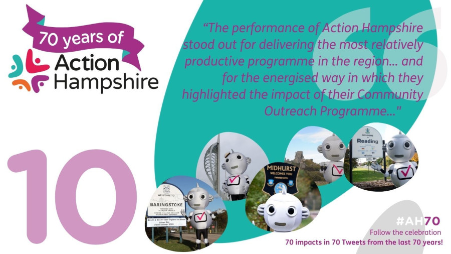 Action Hampshire infographic  10 -  Energise Outreach programme