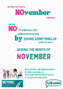 Beyond the Streets NOvember campaign poster