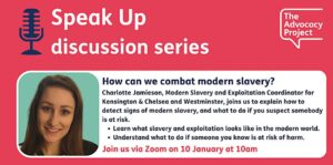 speak up discussion series: how can we combat modern slavery?