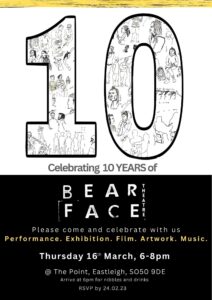 Bearface event poster